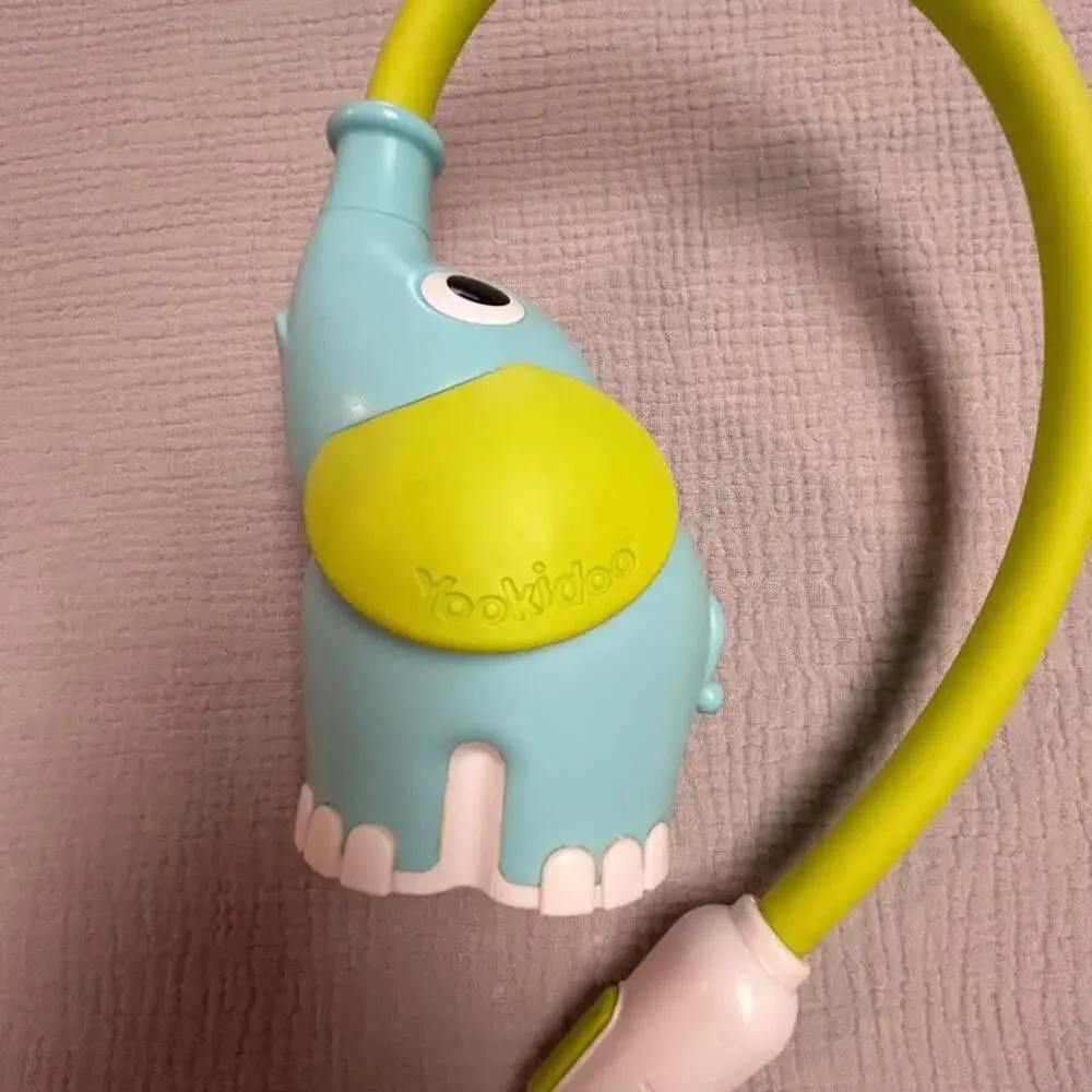 Yookidoo Elephant Baby Bath Shower Head Water Pump